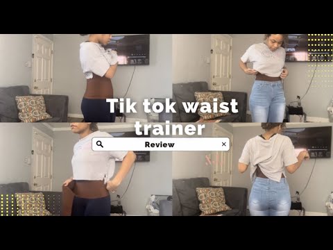 Waist Trainer Review (Tik Tok Bandage Wrap) #amazon #waisttrainer - YouTube