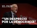 Jeremy Corbyn en la conferencia del Partido Laborista