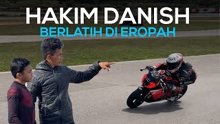 Aksi Hakim Danish Dan Skuad ZK Racing Berlatih MiniGP Di Eropah