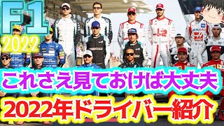 【F1】2022年全20人のドライバーの評価は？