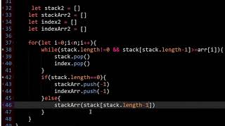 nearest smaller element dsa javascript | full stack software developer learn coding #codermasaiwala