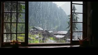 Warm rain symphony🌧️ | The best rain sound for sleep, Goodbye insomnia😴