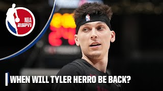 When will Tyler Herro be back for the Heat? 🤔 | The Lowe Post & The Hoop Collective