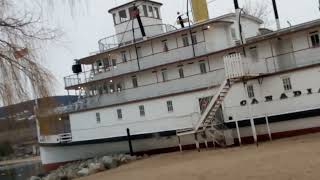 Penticton BC December 24 2024 Ships ⚓⚓ on a deserted beach ⛱️