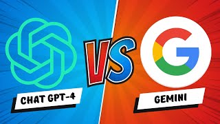 Chat GPT - 4 VS Gemini | Detailed Comparison | New Features | Battel of AI