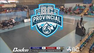 2016 Volleyball BC 17U 18U Provincial Championships  FVVC v Victoria Saturday April 16