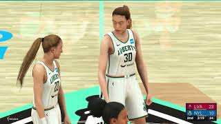 NBA 2K24 Nintendo Switch - WNBA Las Vegas Aces vs New York Liberty Full Gameplay