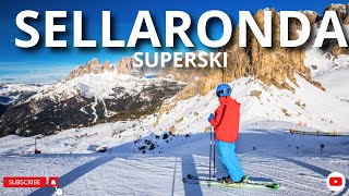 Sellaronda Superski ⛷ Il primo Giro dei 4 Passi non si scorda MAI 🏔