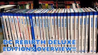 DC Rebirth Deluxe Edition Hardcovers Overview