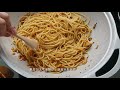 aglio olio 蒜香意大利面 简单做法 超级好吃！daily food 5