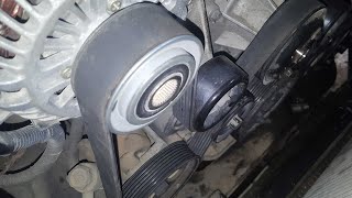 PORTER II Fan belt installation of Hyundai truck D4CB