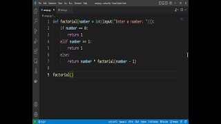 Math Factorial ! With Python