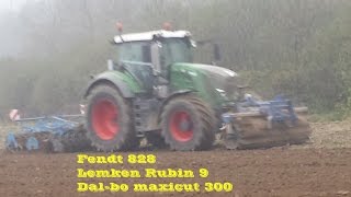 Fendt 828 + Lemken rubin 9 + Dal-bo maxicut 300