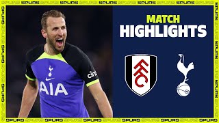 Fulham 0-1 Tottenham | All Goals & Extended Highlights | Premier League