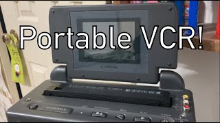 Portable VCR From 2000! | Audiovox VCP