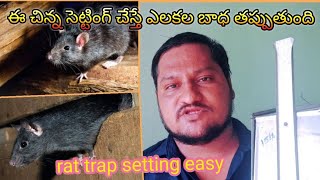 rat trap easy home tips Telugu ఎలకల బాధ ఇకమీదట ఉండదు బోన్ ట్రాప్