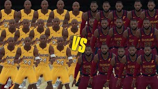 15 LeBron James VS 15 Kobe Bryant! | NBA 2K18 Challenge |