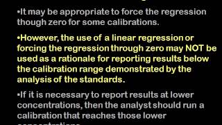 Linear Forced Through Zero Calibration