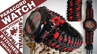 Paracord Watch Strap EASY SİMPLE Making - Paracord Saat Kordonu KOLAY BASİT Yapım -STİTCHED FİSHTAİL