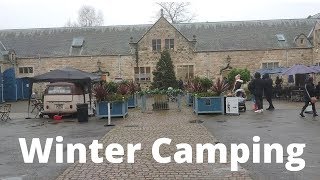 Thoresby Park winterfest / Military Museum + winter camping