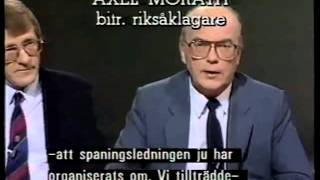 Palmemordet 1987 Polisspåret debatteras - SVT Forum
