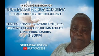 Funeral Service of Justina Mitchel aka Belina