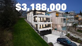 Take a peak at the ultra-modern $3,188,000 million dollar home in White Rock