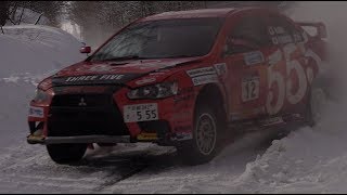 「ラリーオブ嬬恋2018」SS6 雪山スローモーション  全日本ラリー選手権 嬬恋・群馬