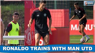 Cristiano Ronaldo Trains With Manchester United Ahead Of His Second Debut At Old Trafford !!!