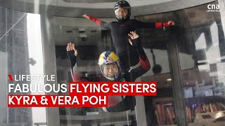 Singapore’s fabulous indoor skydiving sisters Kyra and Vera Poh | CNA Lifestyle