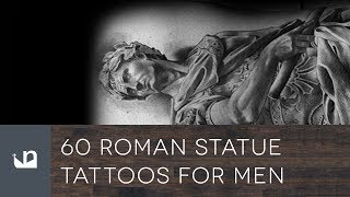 60 Roman Statue Tattoos For Men