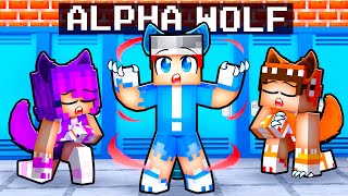 Becoming The ALPHA at WOLF SCHOOL in Minecraft!