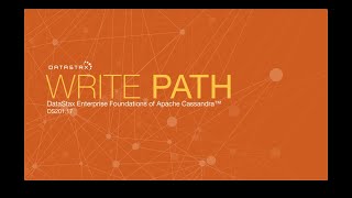 DS201.17 Write Path | Foundations of Apache Cassandra
