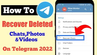 How To Recover Deleted Telegram Chats, Messages, Pictures And Videos 2022 | Telegram Chats Recovery