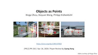 PR-241: Objects as Points