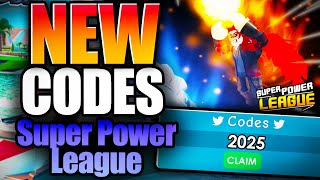 💥 SUPER POWER LEAGUE CODES [ROBLOX]