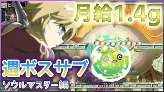 【週ボスサブ】Lv.250ソウルマスター EルシNスラソロ水準【メイプルストーリー】