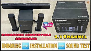 PANASONIC SC-HT480GW-K 2022⚡|| #Best 4.1 Ch Convertible Soundbar Home Theater Unboxing And Review 🔥