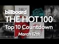 Official Billboard Hot 100 Top 10 March 12 2016 Countdown