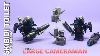 lego skibidi toilet | upgraded large cameraman | freed cameraman