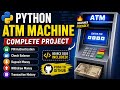 Python Project 5: Python ATM Machine Project | Beginner -Friendly Python  #learnpython #python