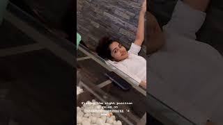 Anupama Parameshwaran Finding Correct Place to Relax on His Brother Latest Video