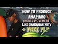 (FREE FLP🚨🔥) HOW TO PRODUCE AMAPIANO BOOTS MOVEMENT LIKE SHAKAMAN YKTV