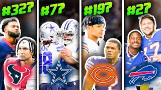 Ranking All 32 NFL Teams QB-WR Duos From WORST To FIRST...