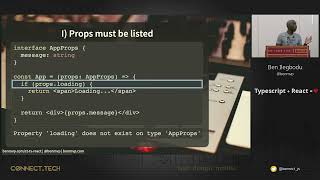 Connect.Tech 2022 - Ben Ilegbodu - Typescript + React