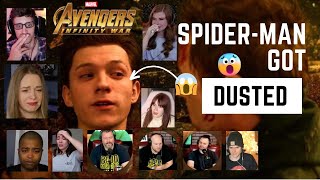Avengers Infinity War 😢😭😢 Spiderman's Death Reactions #reaction #spiderman