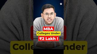 😱₹1 Lakh में MBA | Top MBA Colleges Under ₹2 Lakh Fees 💰 \u0026 High Salary Packages! #shorts #MBA2025