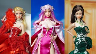 Barbie Makeover Transformations ~ Gorgeous Barbie Doll Dresses ~ 20 DIY Miniature Ideas for Barbie