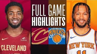 NBA 23-24 常規賽 克里夫蘭騎士 vs 紐約尼克斯 2023/11/02