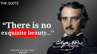 #quotes Edgar Allan Poe's Quotes which are better to be known when young to not Regret in Old Age